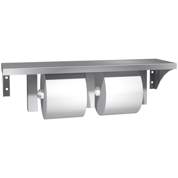 Shelf w/Toilet Tissue Holder 0697