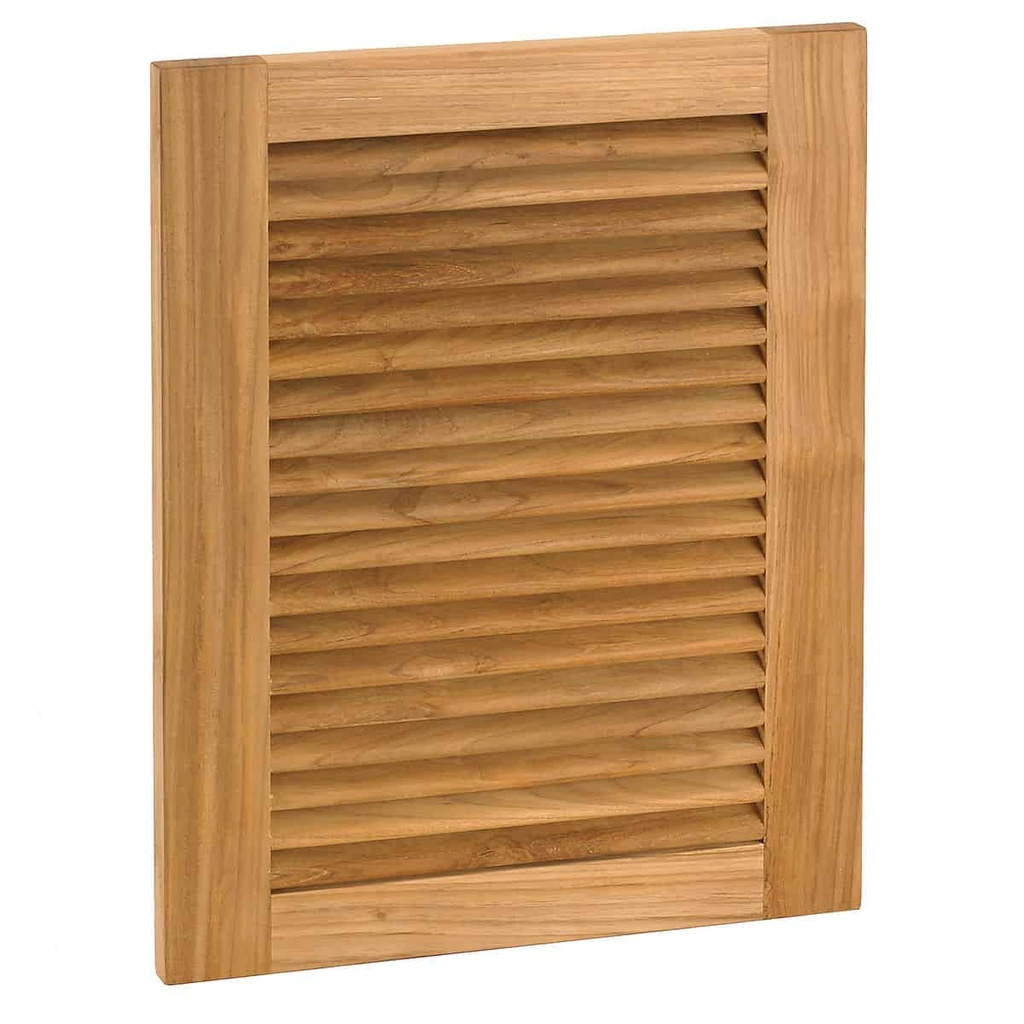 24 x 24 Wood Louver Flat Oak (unfinished)