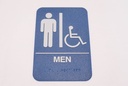 SB445 Mens blue ADA Sign